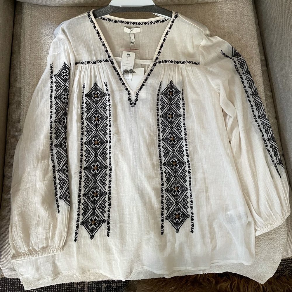 Joie embroidered top